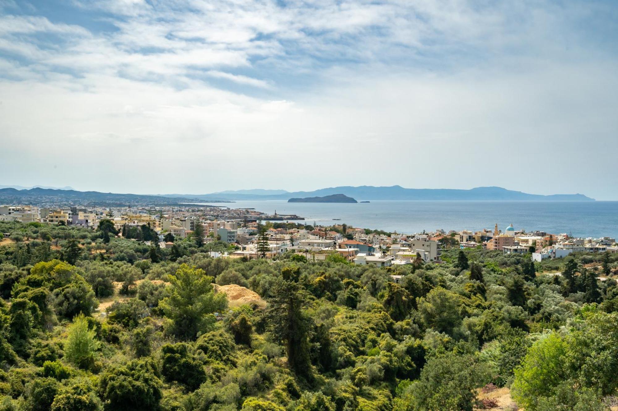 Aelia Sea View Chrissi Akti Chania Exterior foto
