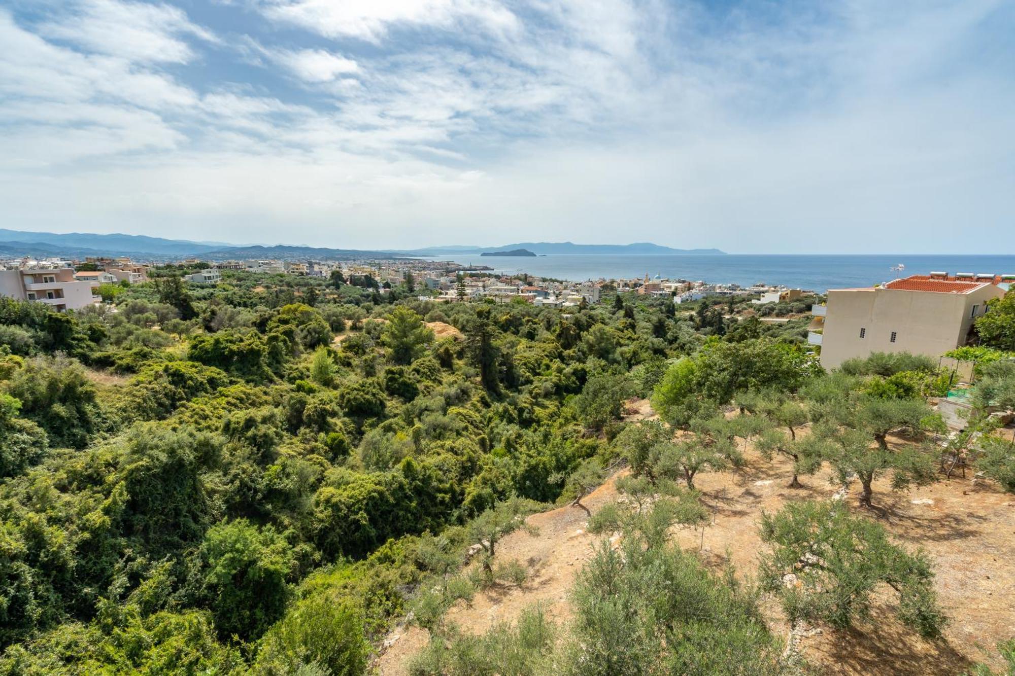 Aelia Sea View Chrissi Akti Chania Exterior foto