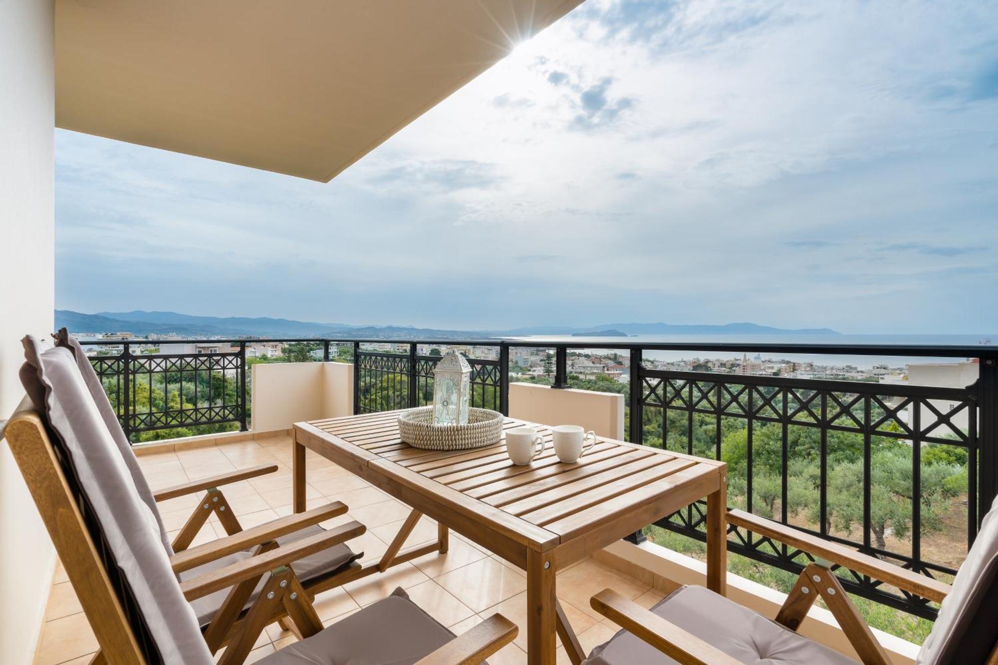 Aelia Sea View Chrissi Akti Chania Exterior foto