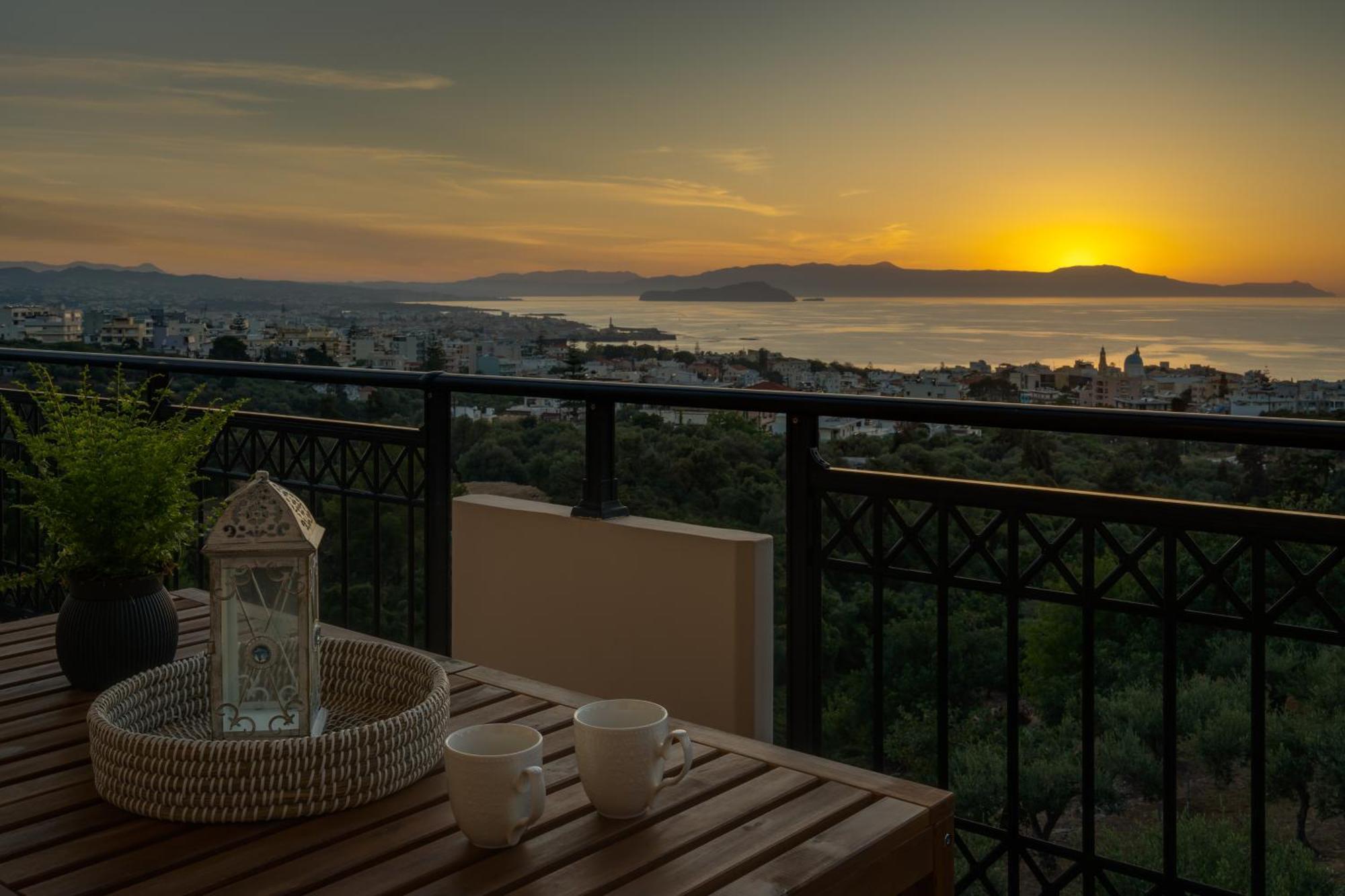 Aelia Sea View Chrissi Akti Chania Exterior foto